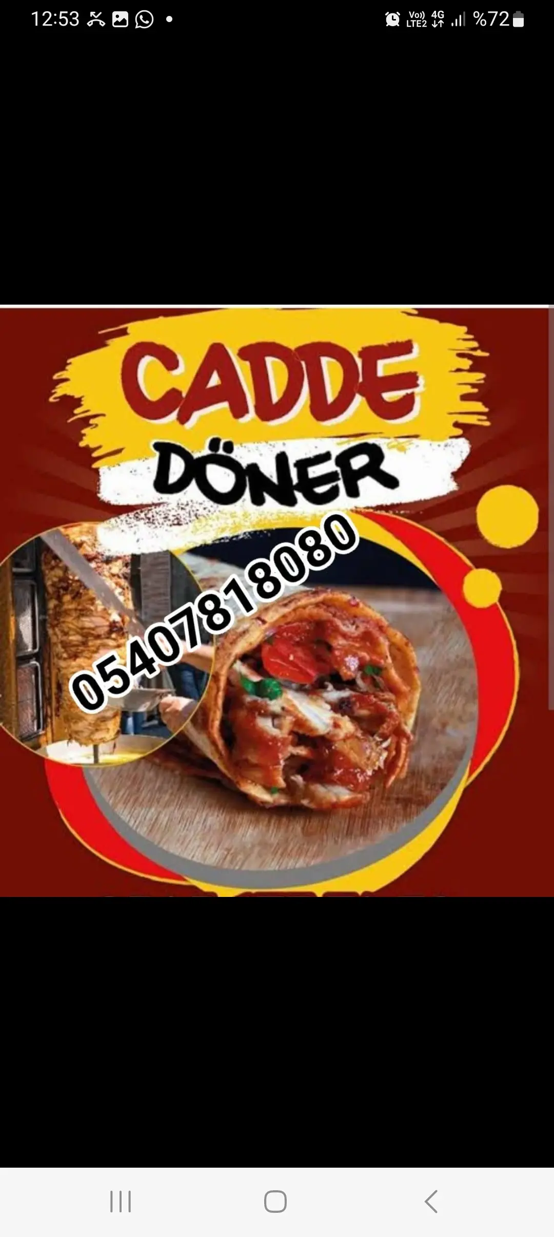 CADDE DÖNER TUFANBEYLİ