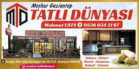 MEŞHUR GAZİANTEP TATLI DÜNYASI BEYPAZARI fotoğraf 2