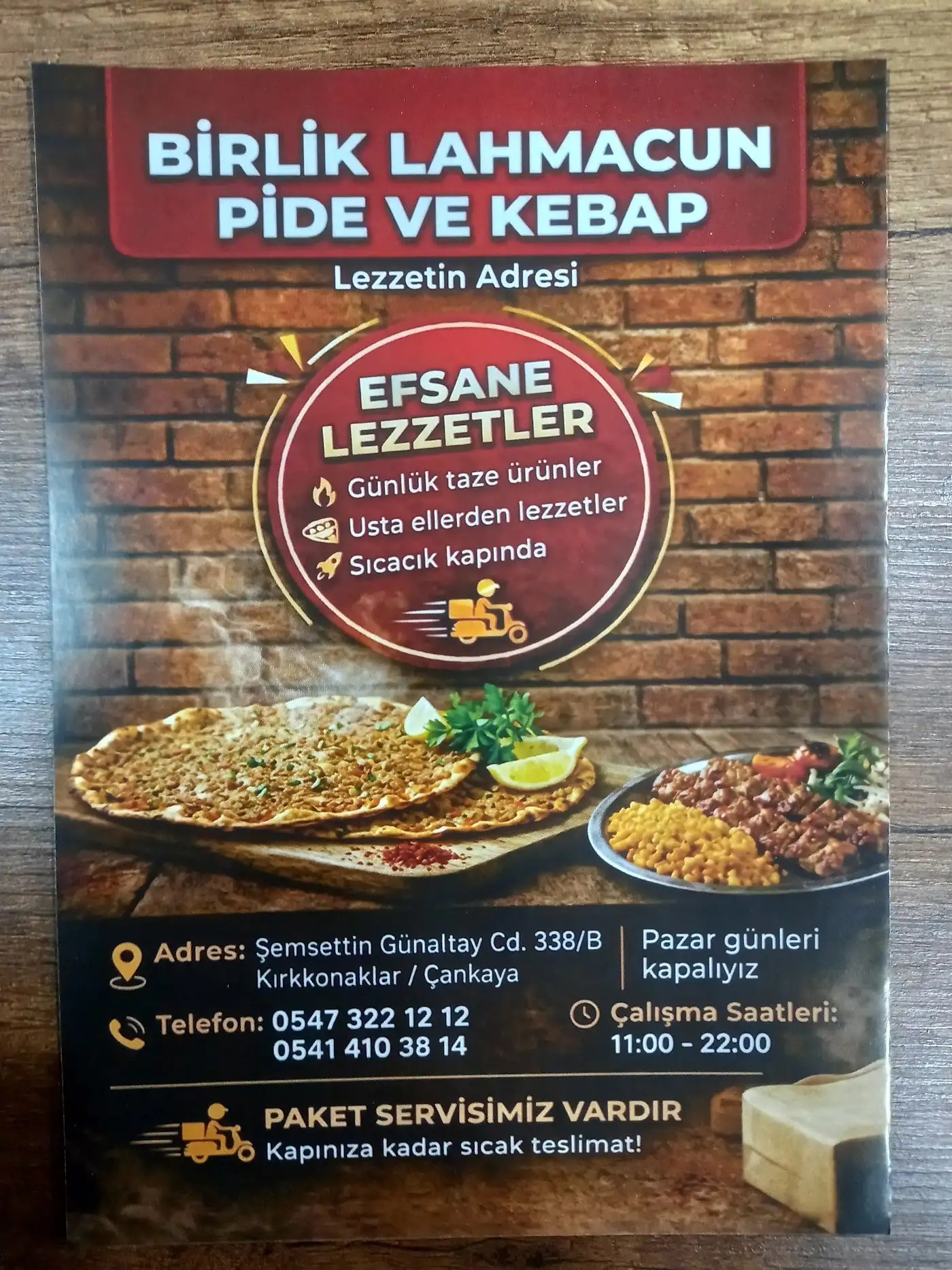 Birlik Lahmacun Pide ve Kebap fotoğraf 2
