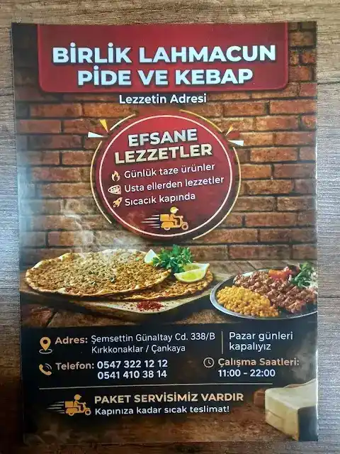 Birlik Lahmacun Pide ve Kebap fotoğraf 2