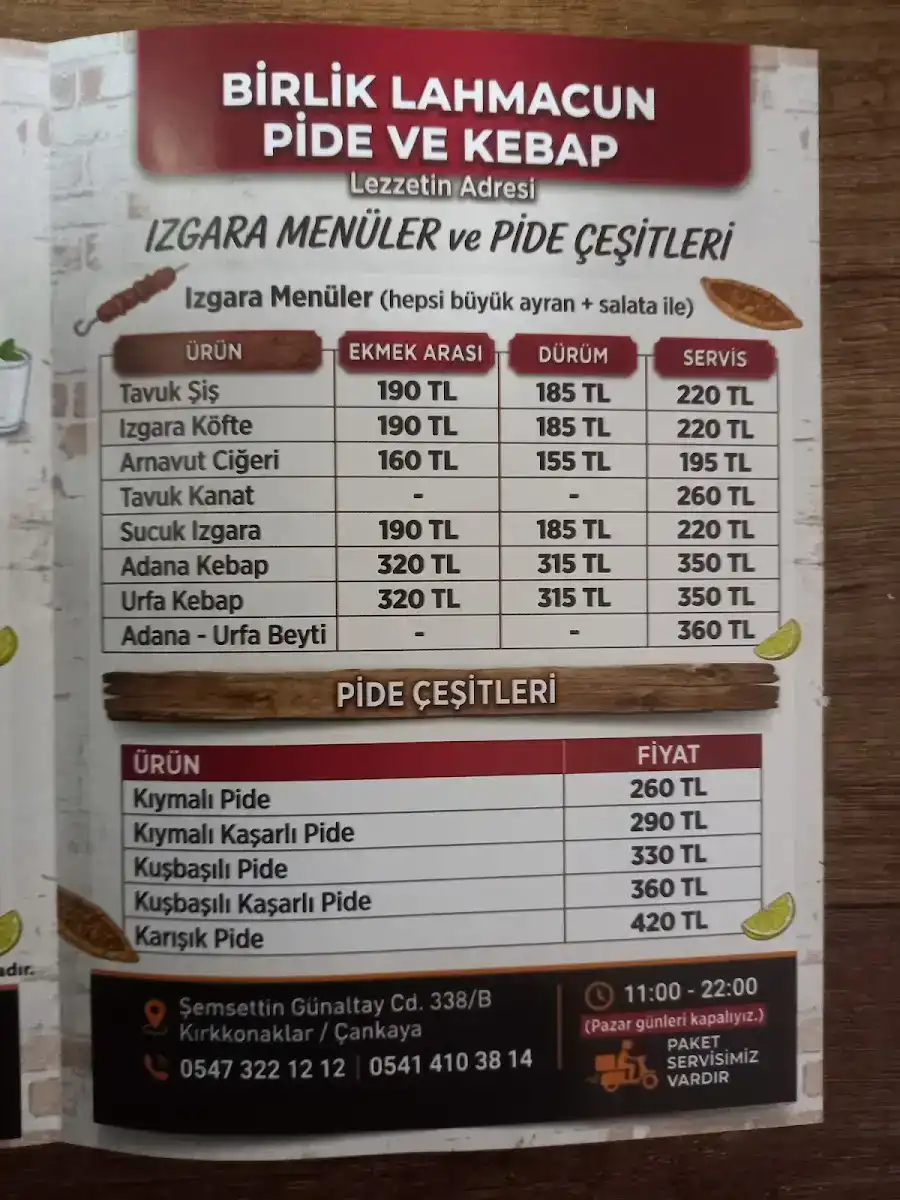 Birlik Lahmacun Pide ve Kebap fotoğraf 3
