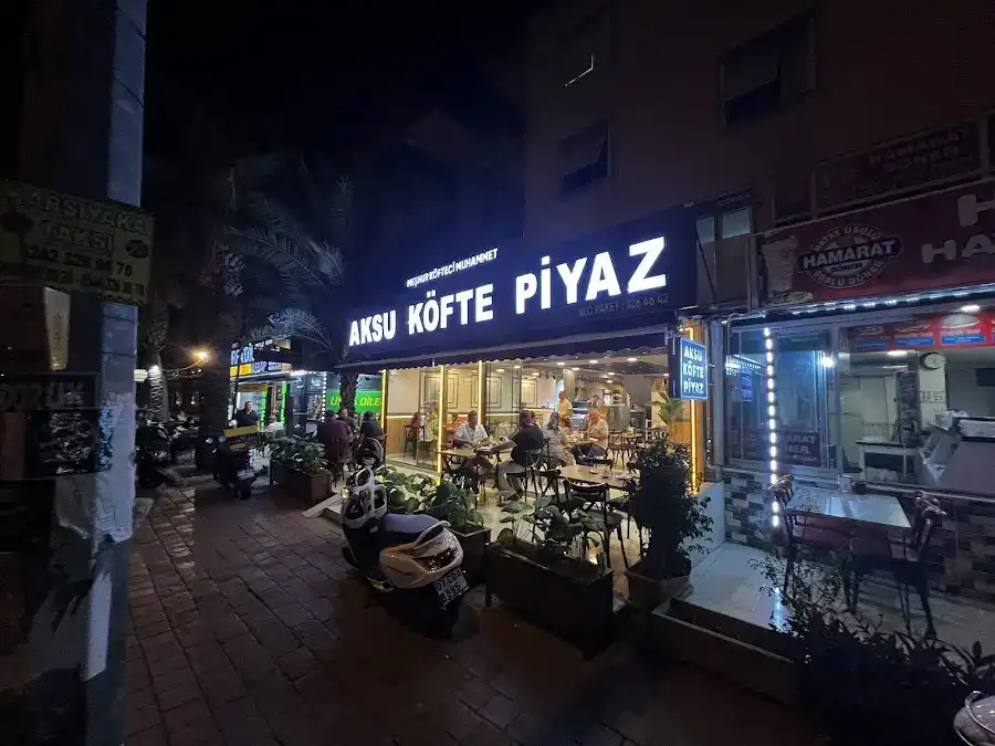 Meşhur Aksu köfte piyaz fotoğraf 3