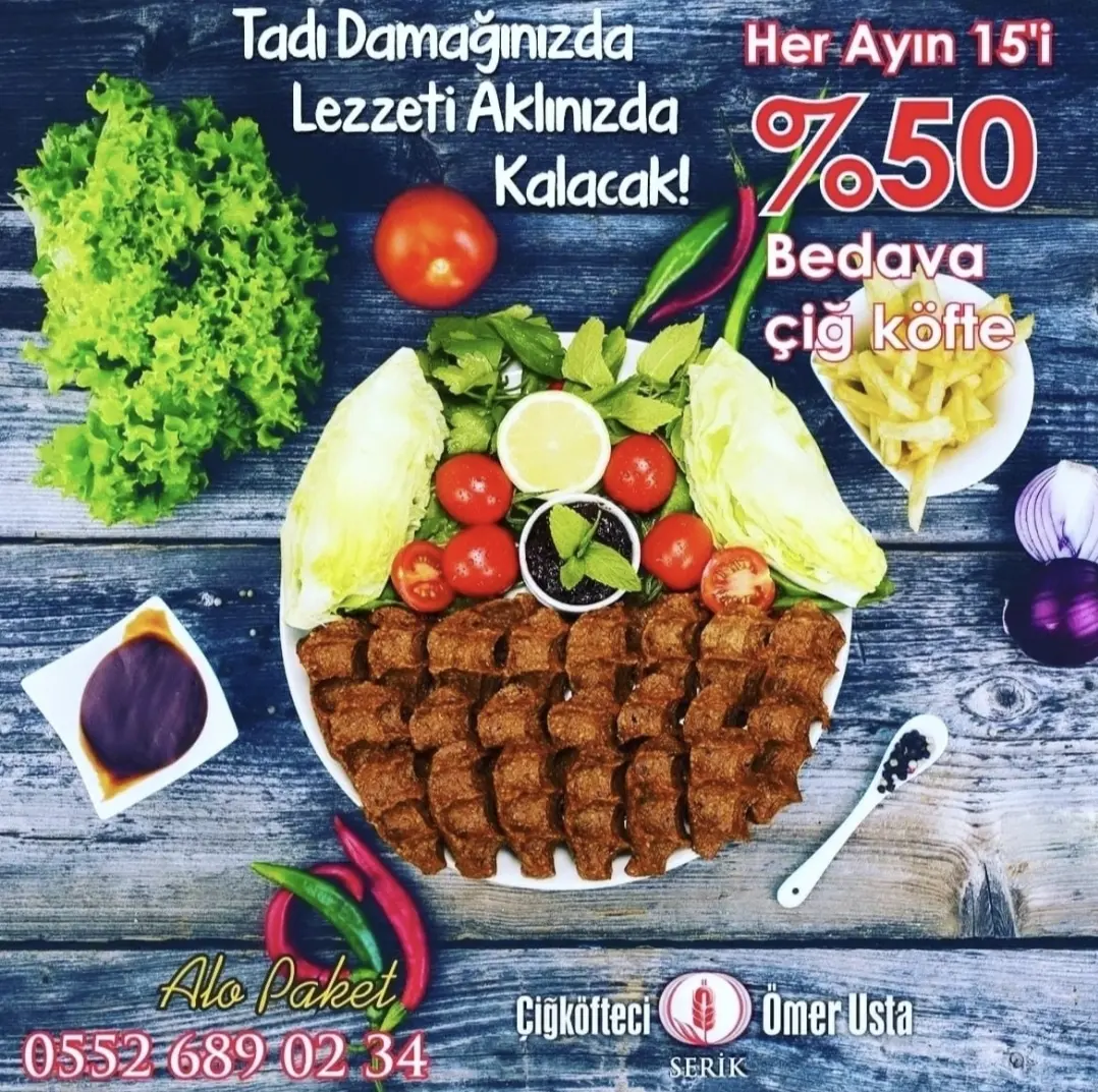 Serik Çiğ Köfteci Ömer Usta Çınaraltı fotoğraf 3