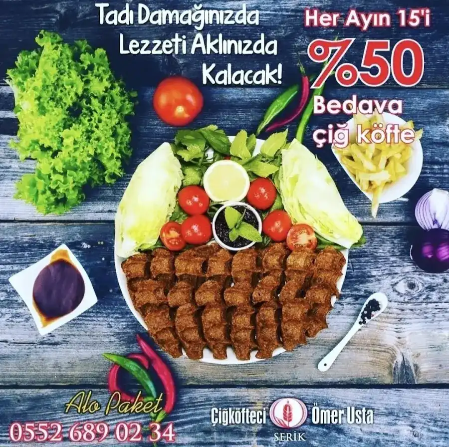 Serik Çiğ Köfteci Ömer Usta Çınaraltı fotoğraf 3