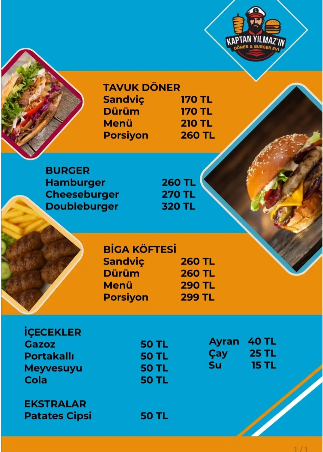 Kaptan Yılmaz'ın Döner ve Burger Evi fotoğraf 3