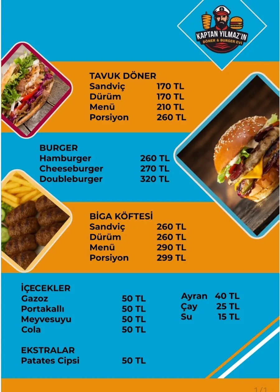 Kaptan Yılmaz'ın Döner ve Burger Evi fotoğraf 3