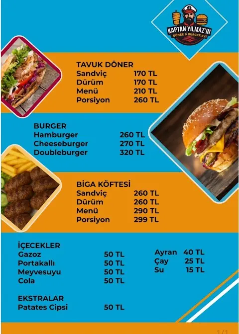 Kaptan Yılmaz'ın Döner ve Burger Evi fotoğraf 3