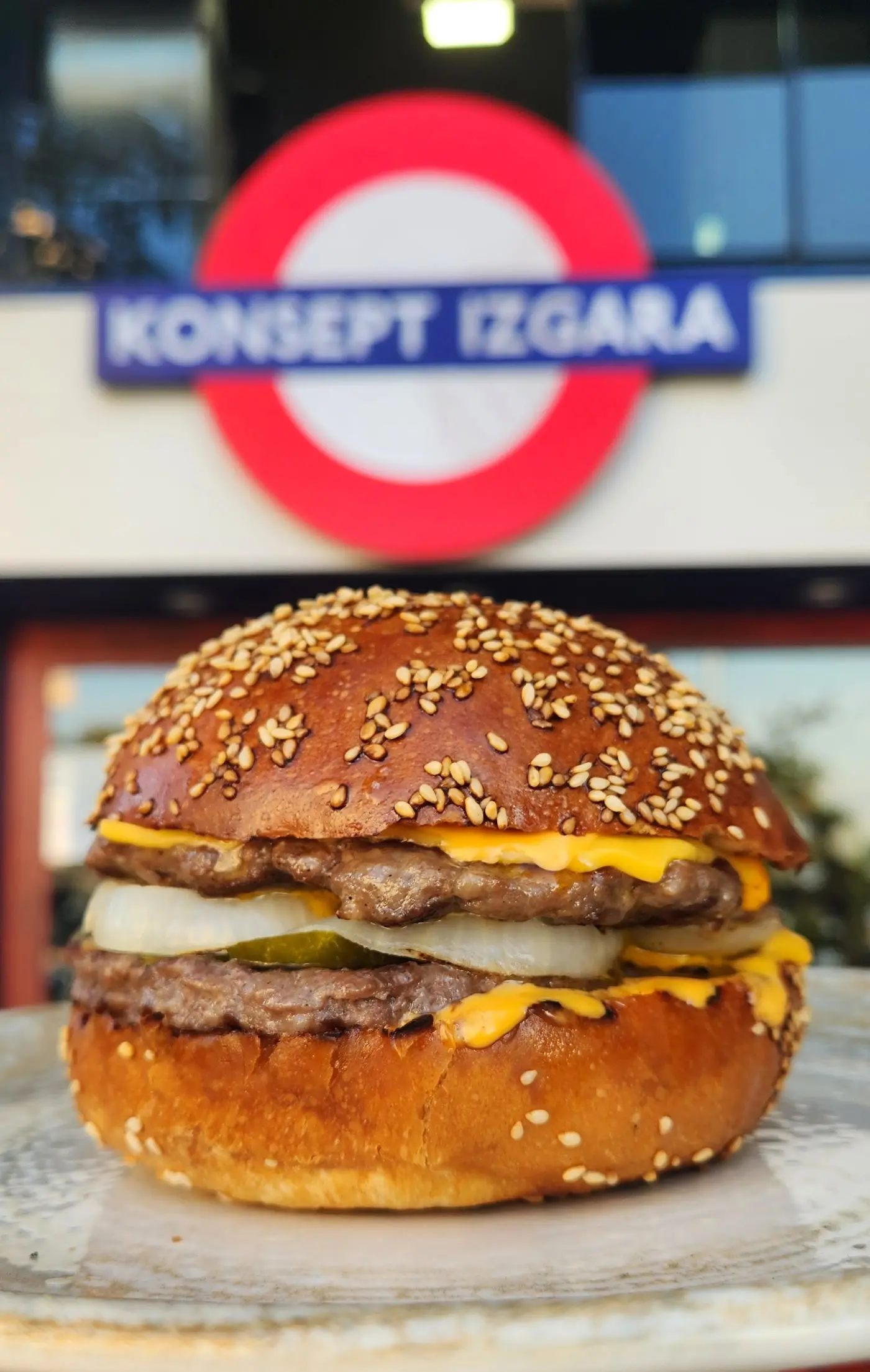 Konsept Burger fotoğraf 2