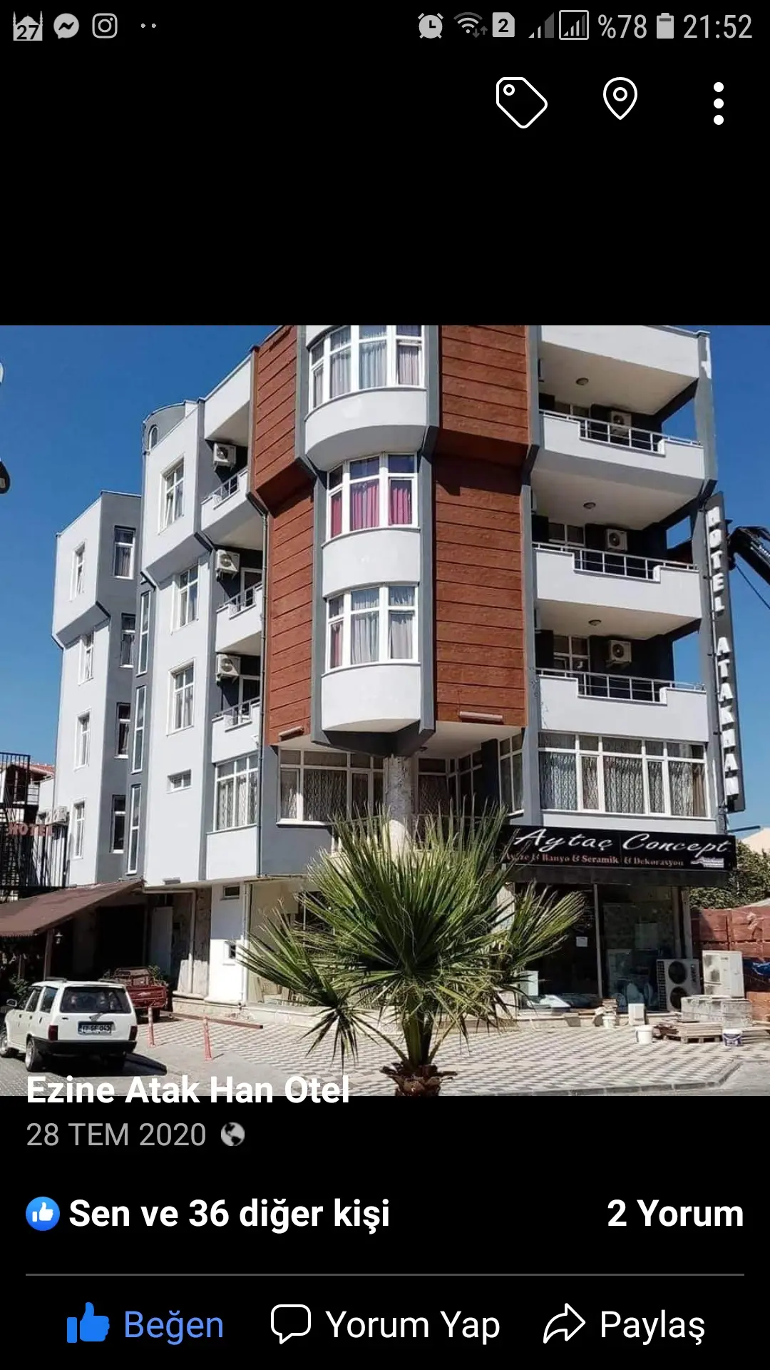 Ezine Atak Han Otel