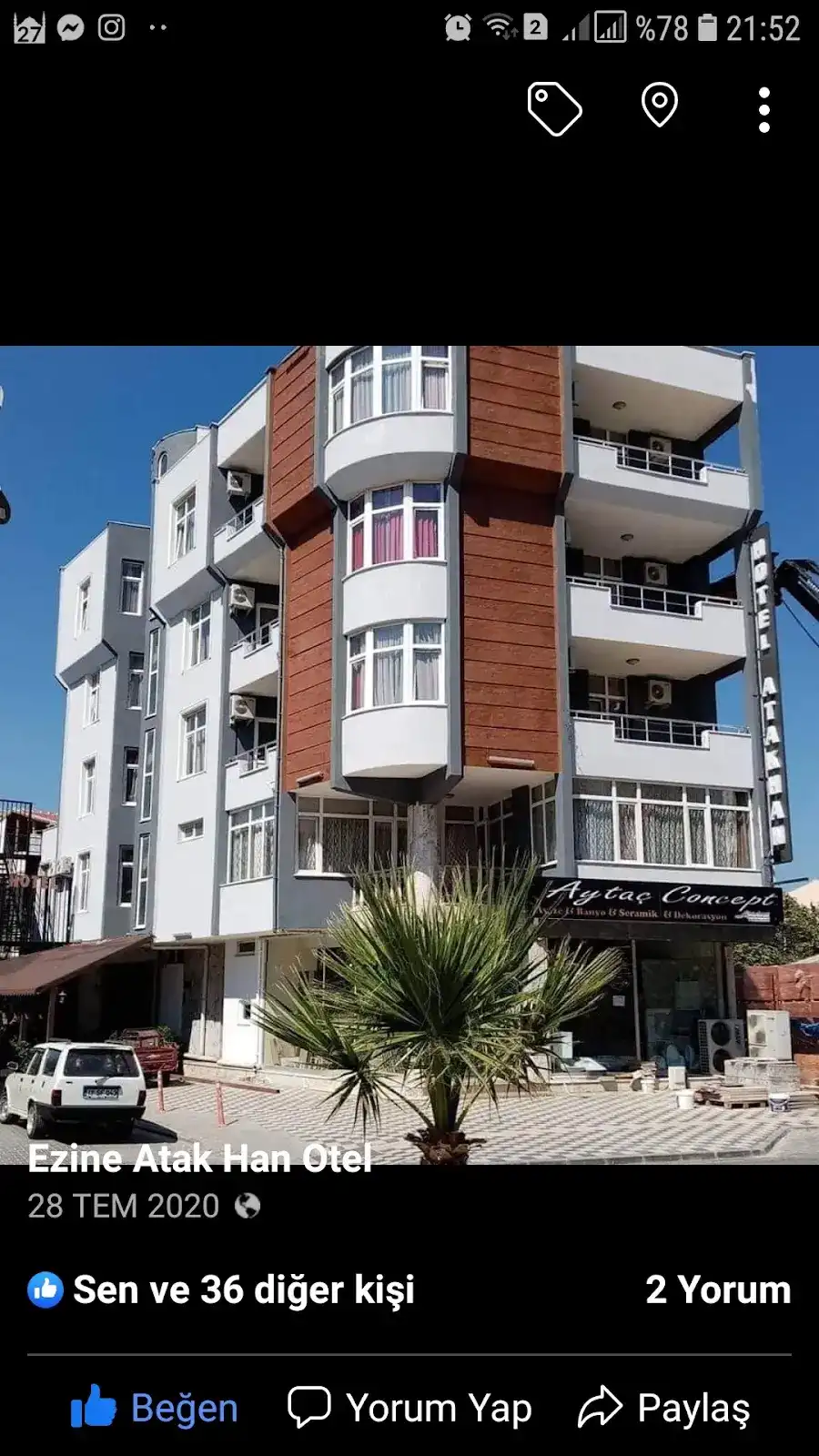 Ezine Atak Han Otel