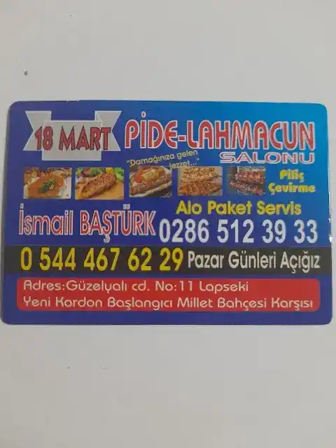 18 Mart pide lahmacun kebap salonu fotoğraf 3