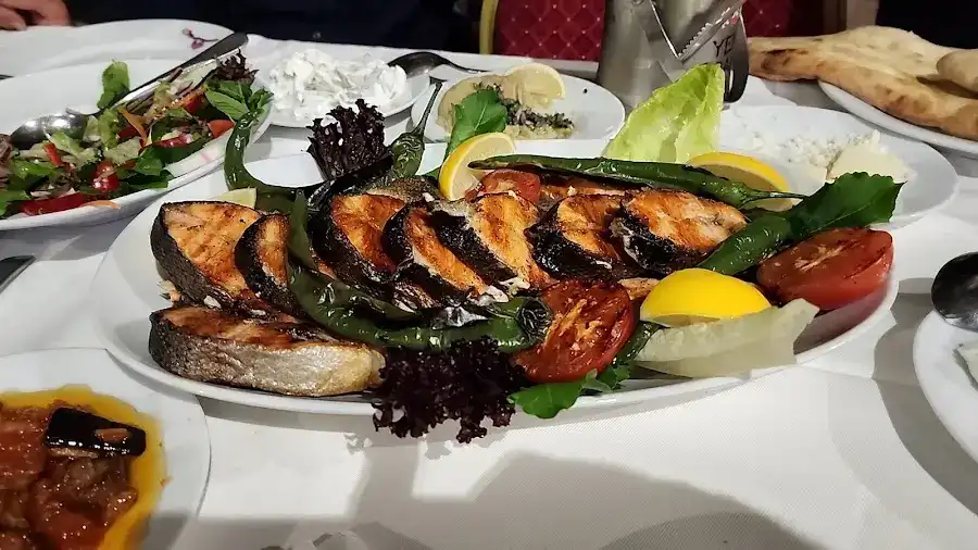 Değirmende Canlı Alabalık fotoğraf 2