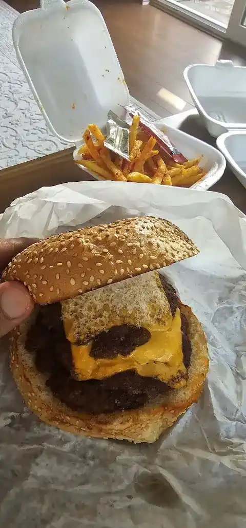 Trend burger fast food fotoğraf 3