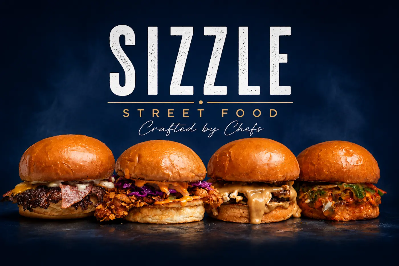 Sizzle street food fotoğraf 2