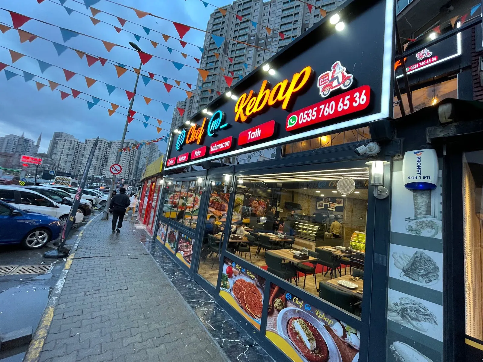 RESTAURANT Chef Kebap, kanat Alo Paket 7/24