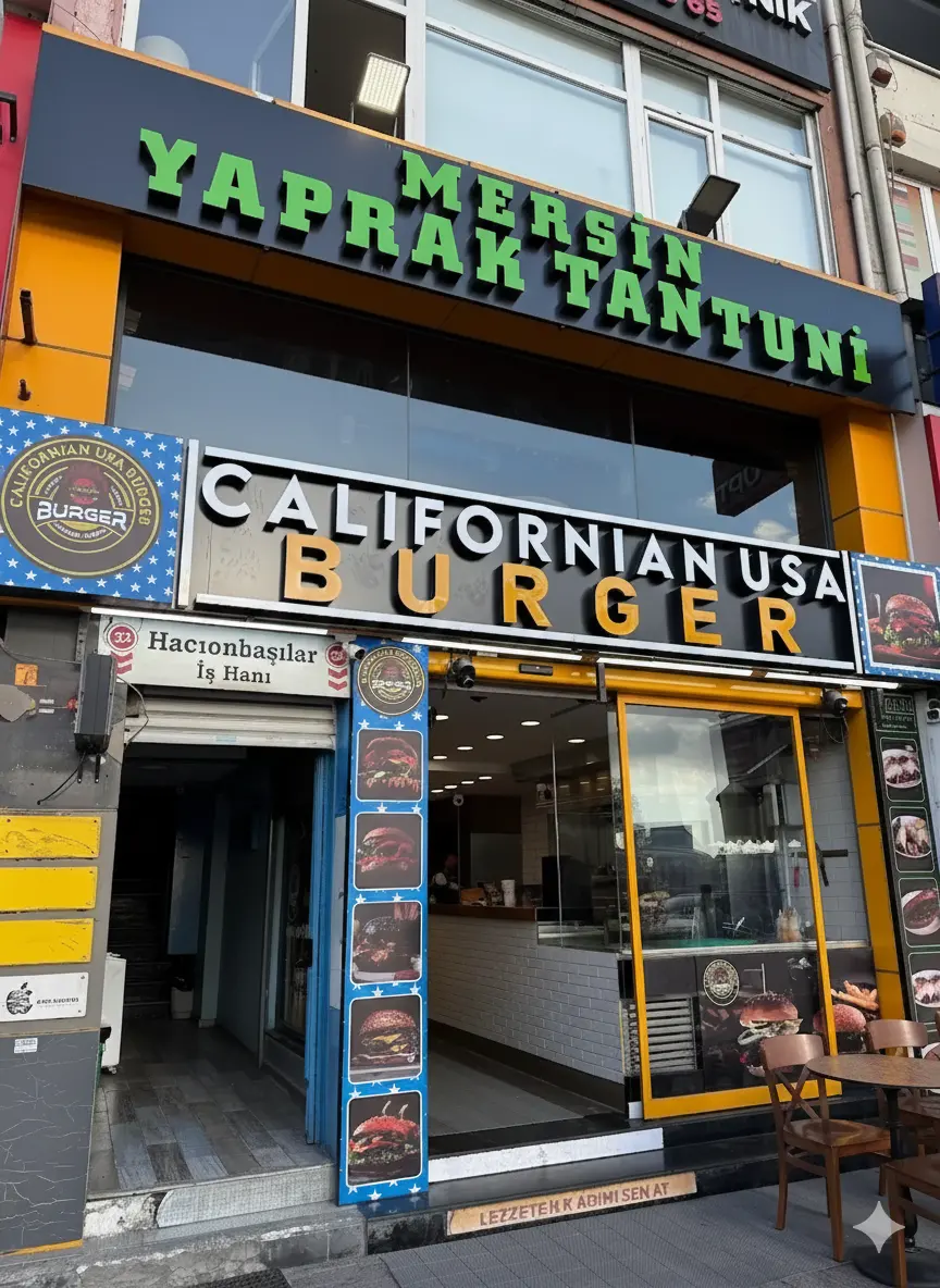 Californian USA Burger Kadıköy Şubesi