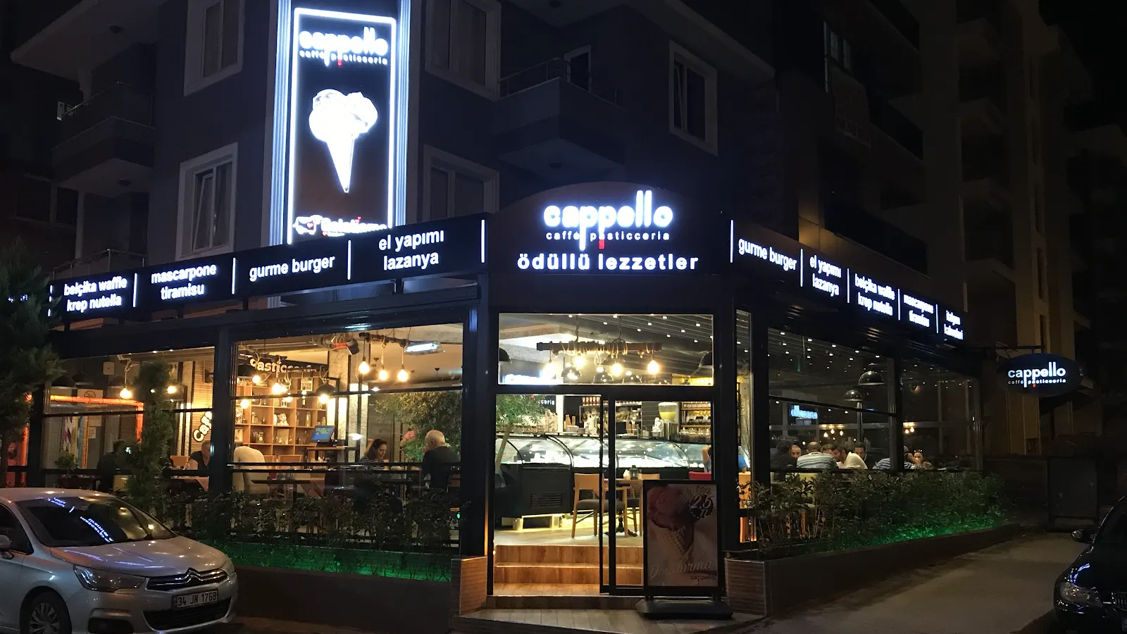 Cappello Caffe Kartal ,Kartalda Pizzacı,Kartalda İtalyan Restorantı,Kartalda Dondurmacı, Kartalda Makarnacı,