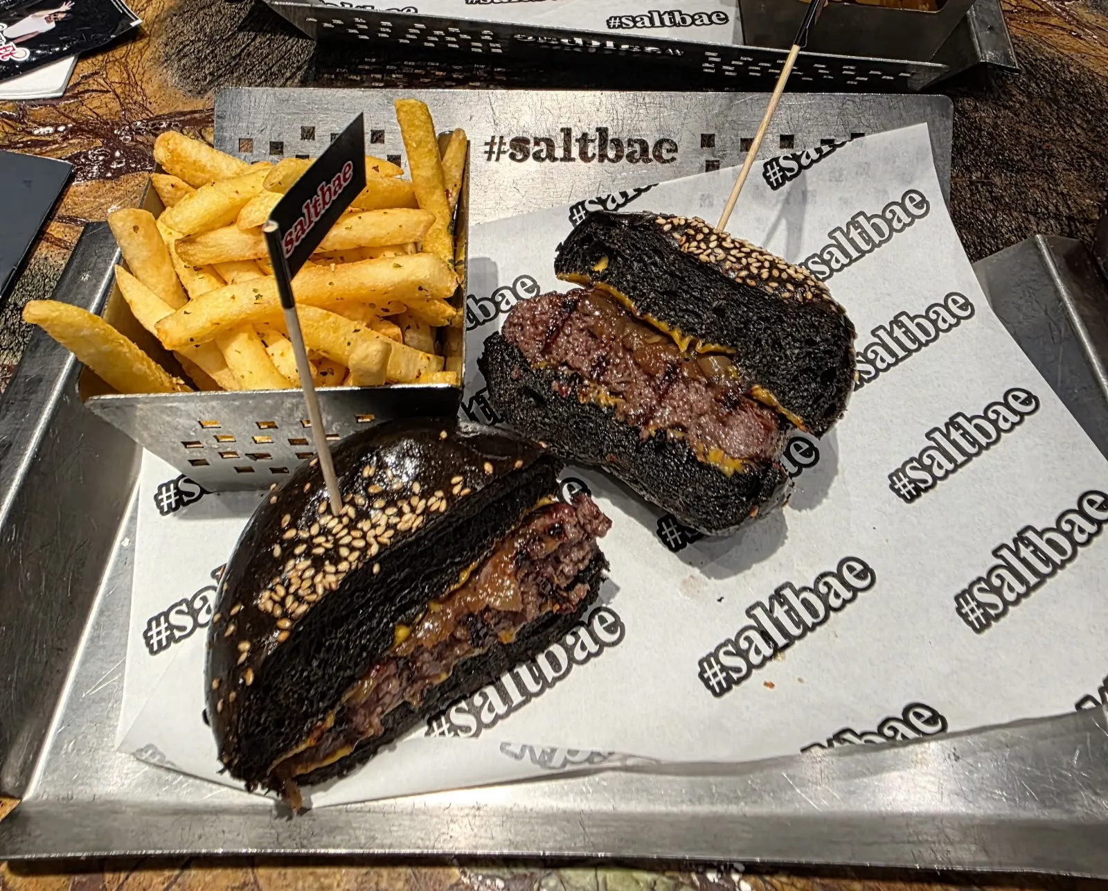 Saltbae Burger fotoğraf 3