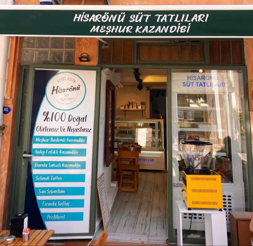Urla Meşhur Bademli Kazandibi Hisarönü Süt Tatlıları fotoğraf 3