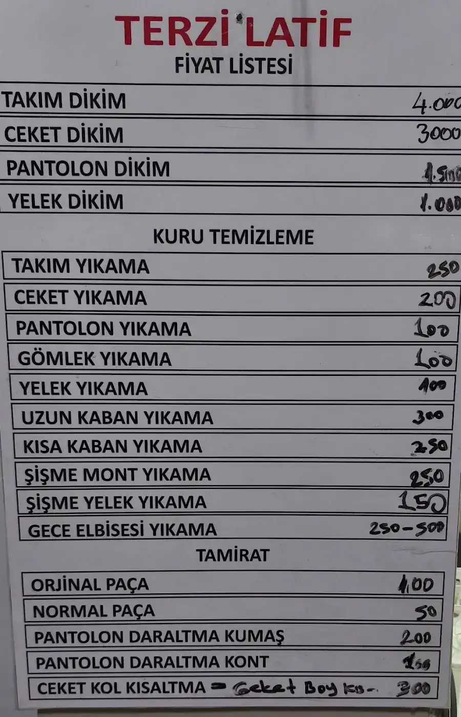 Terzi Latif& Kuru Temizleme fotoğraf 2