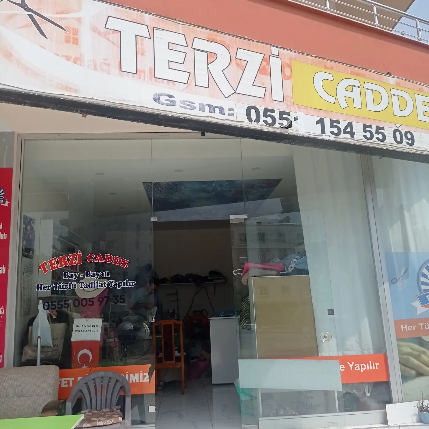 Cadde terzi ve kuru temizleme