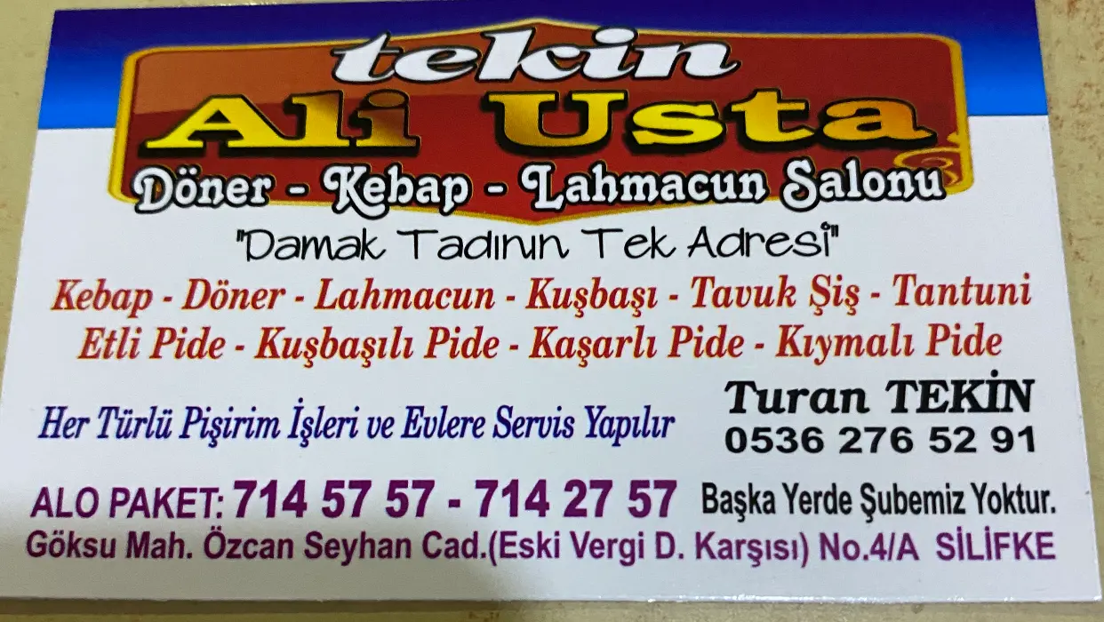 TEKİN ALİ USTA fotoğraf 3