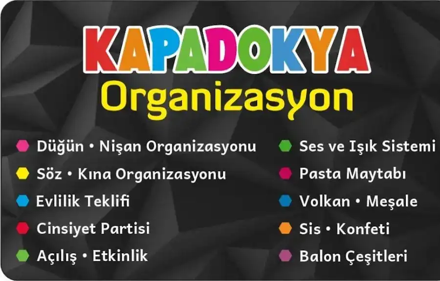Avanos Kapadokya Parti ve Organizasyon