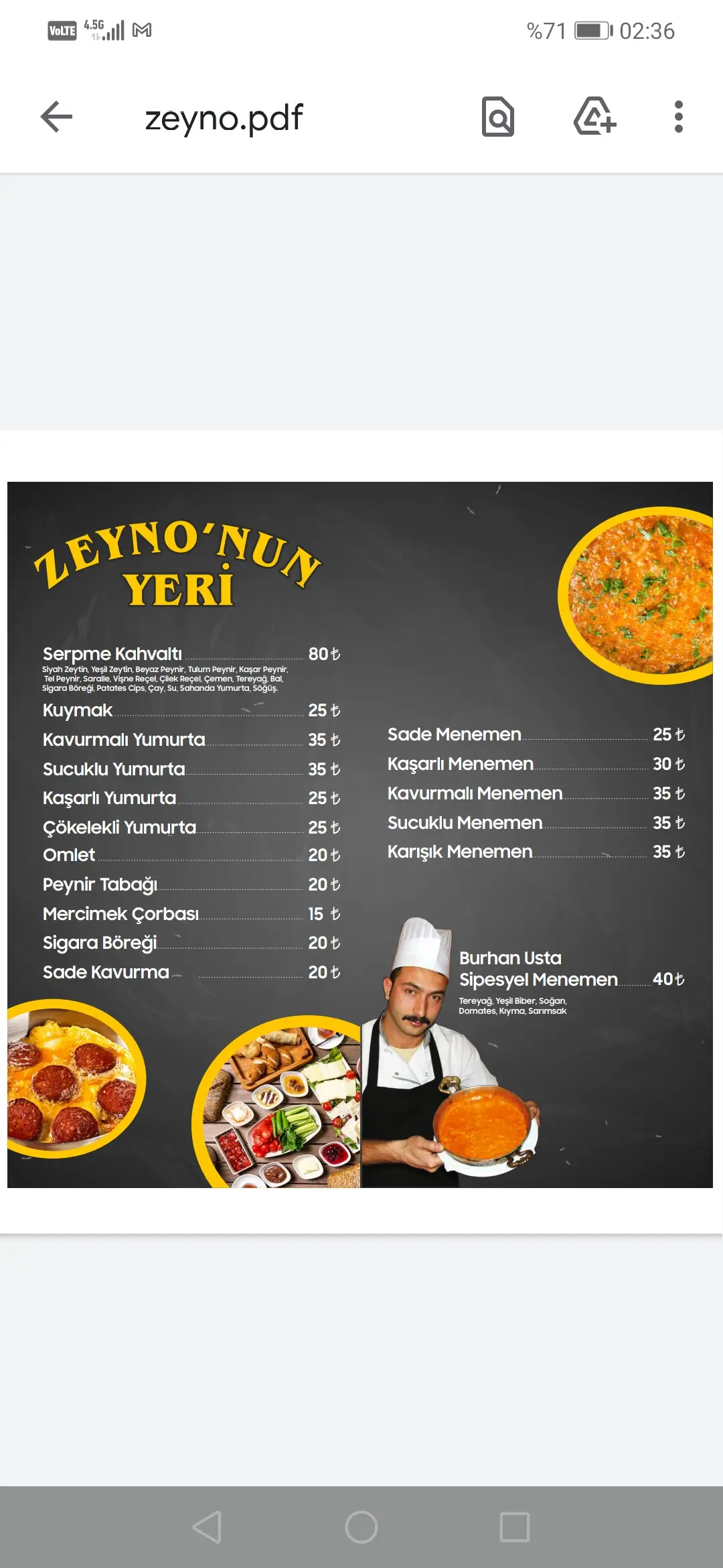 ZEYNO'NUN YERİ MEŞHUR BURHAN USTA fotoğraf 3