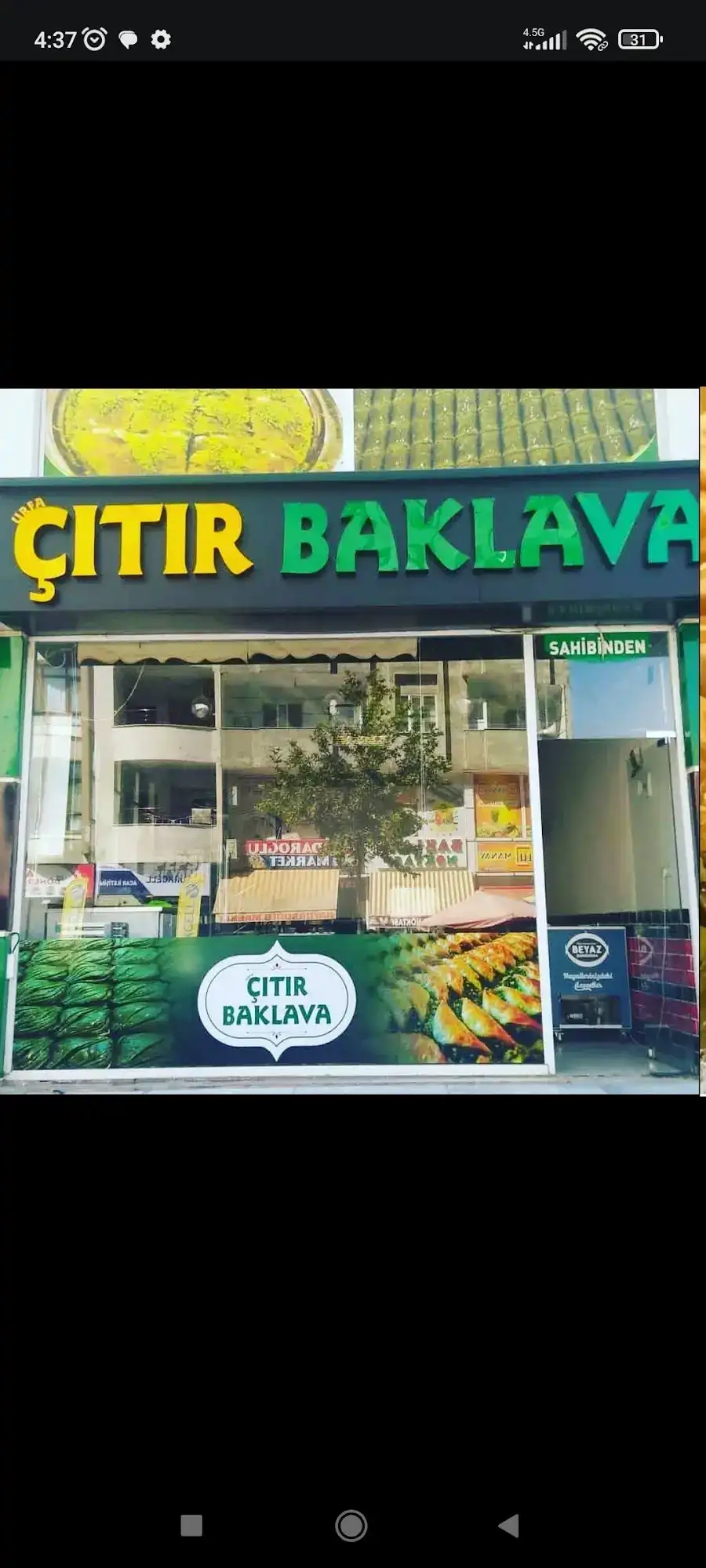 Urfa çıtır baklava Akçakale Şubesi