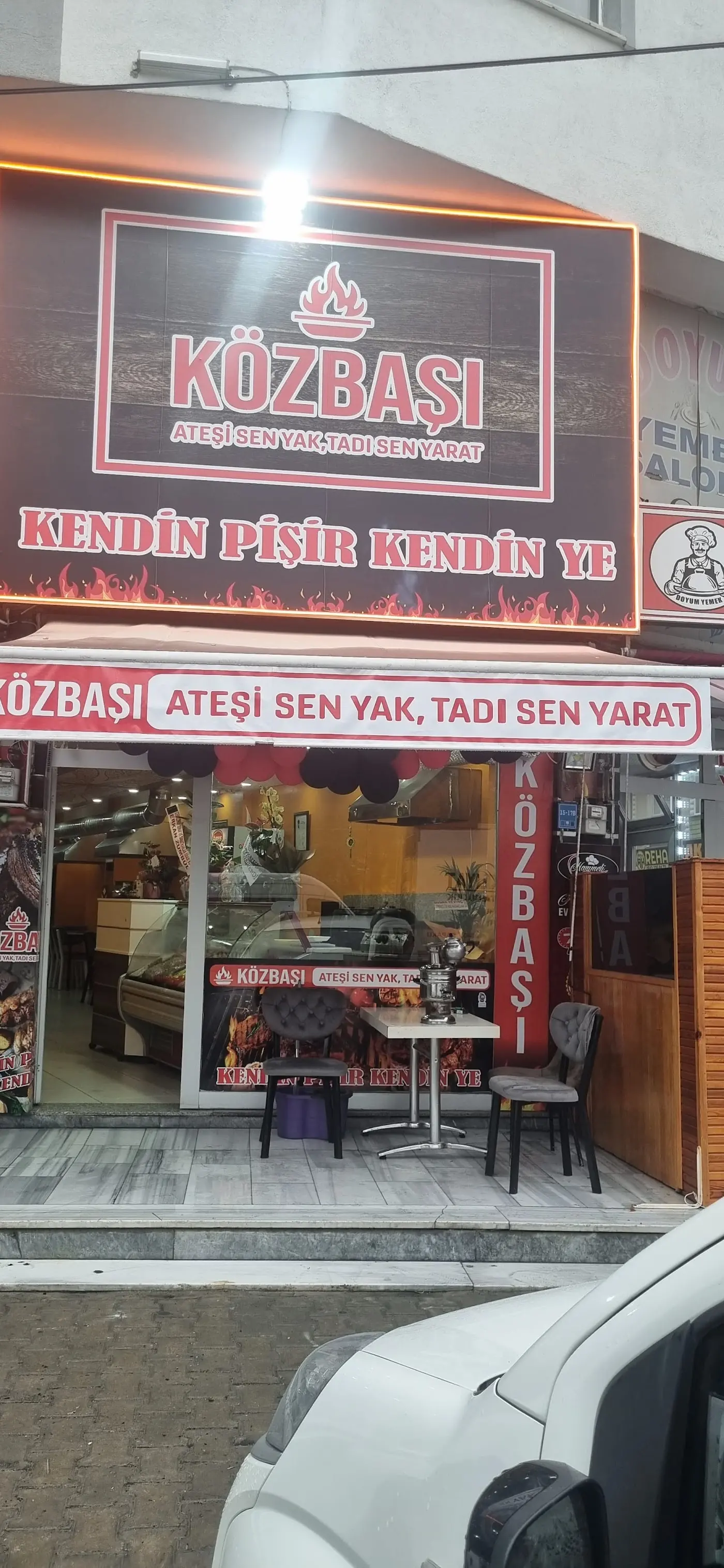 köz başı kendin pişir kendin ye